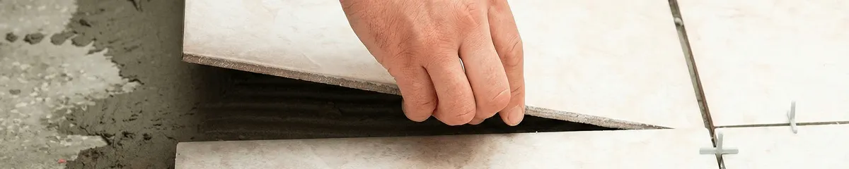Professional installing ceramic tile floors in Chicago, IL