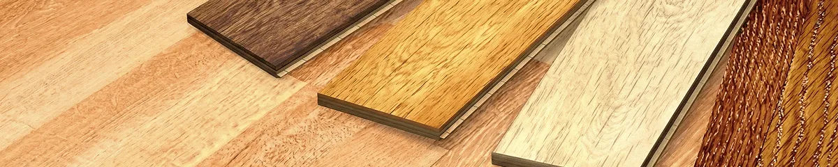 Cork floor boards close-up in Chicago, IL