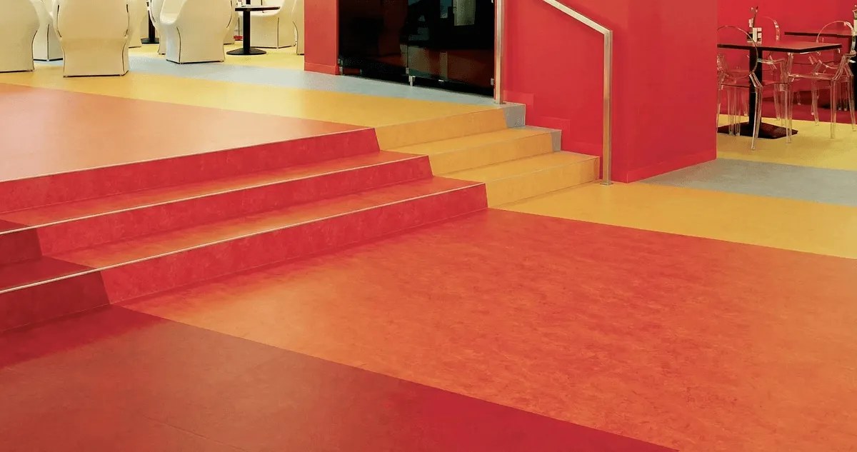 Snack bar with beautiful professionally installed linoleum flooring in Chicago, IL